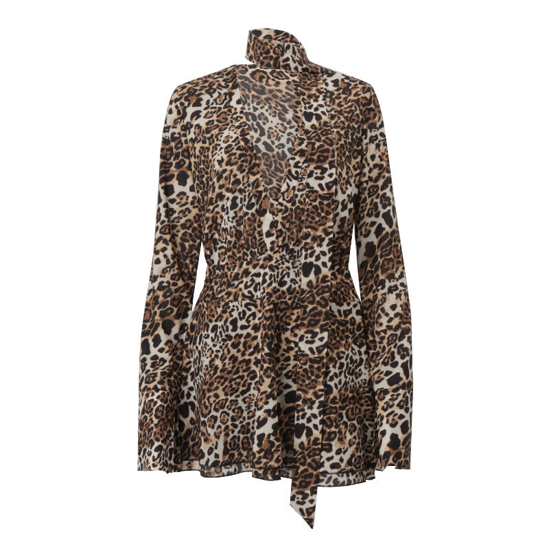 Loír Allure® - Premium Vintage Leopard Print Dress