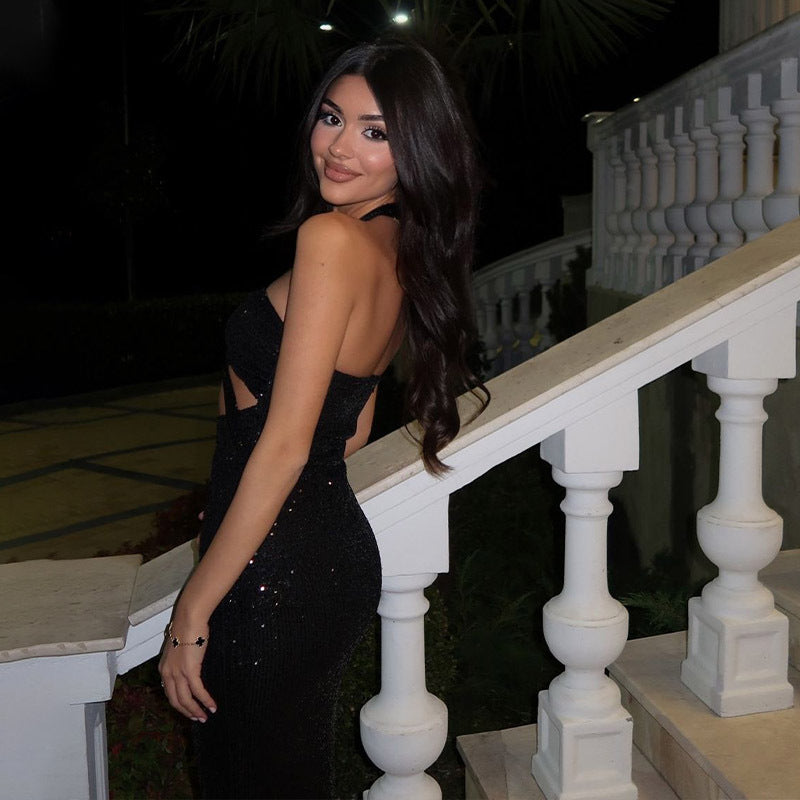 Loír Allure® - Premium Sequined High Waist Dress