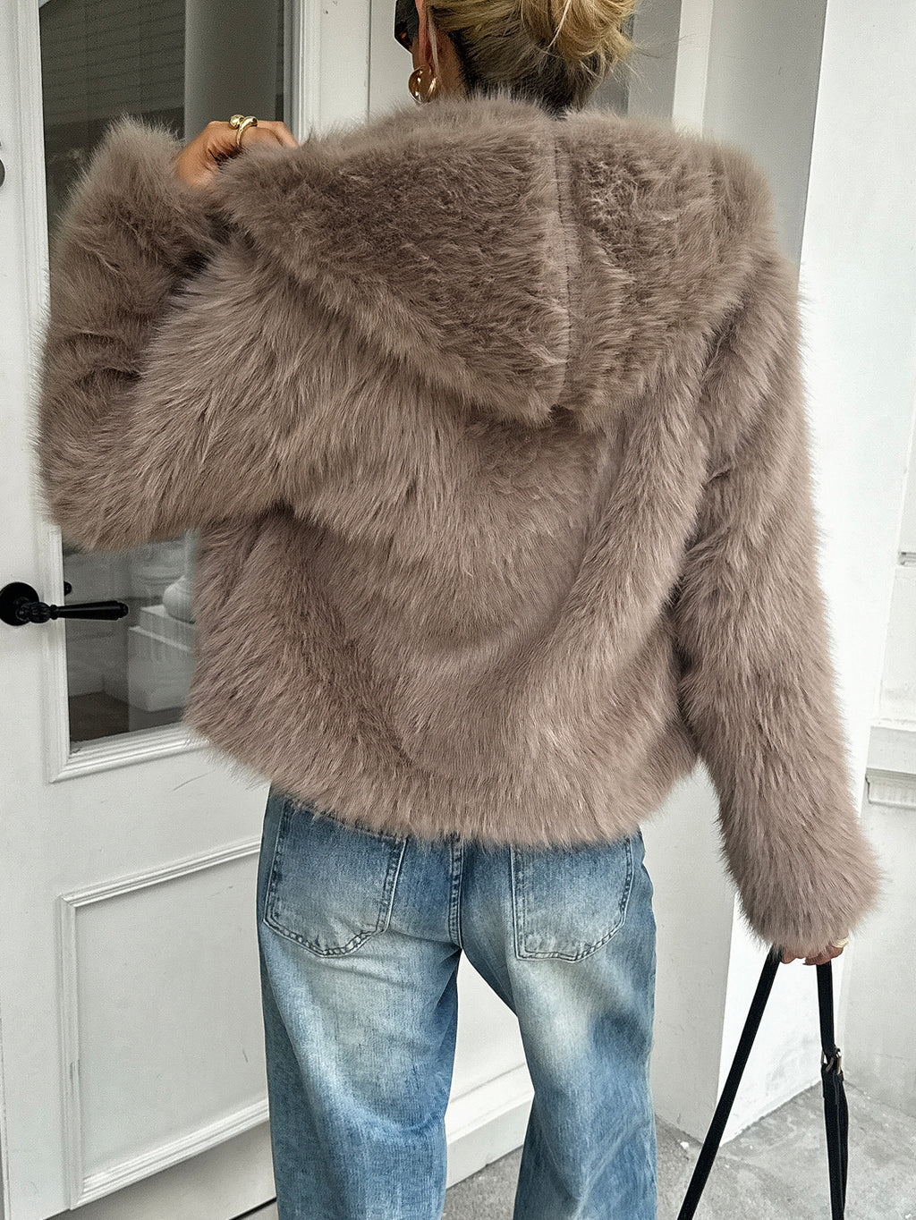 Fleece Long Sleeve Coat