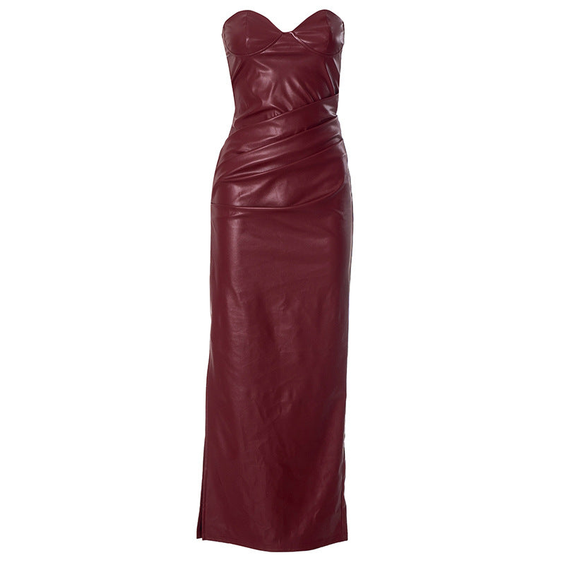 Loír Allure® - Premium Brazilian Leather Maxi Dress