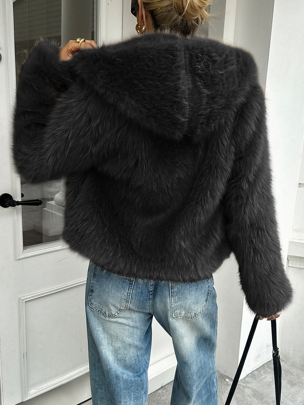 Fleece Long Sleeve Coat